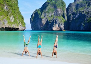 Handstands on The Beach